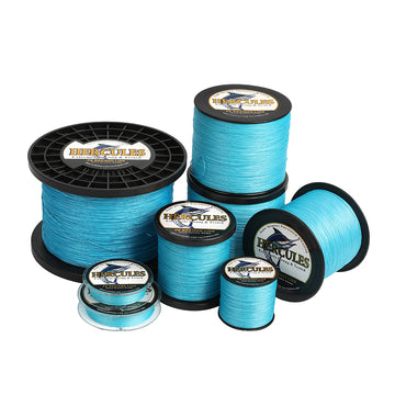 1000M 1094Yds Blue 10lb-300lb HERCULES PE Braided Fishing Line 8 Strands